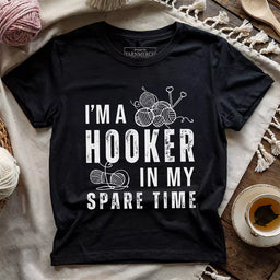part time hooker t shirt black