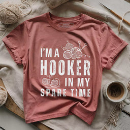 part time hooker t shirt heather mauve