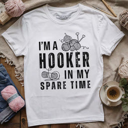part time hooker t shirt white