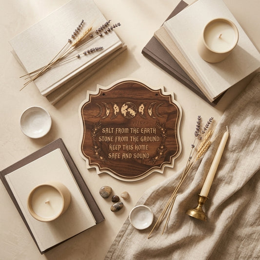 personalized moon phase wooden wall sign lifestyle
