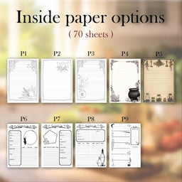 personalized wooden apothecary journal size guide