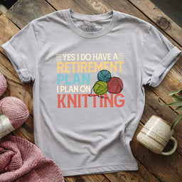 retirement plan t shirt athletic heather