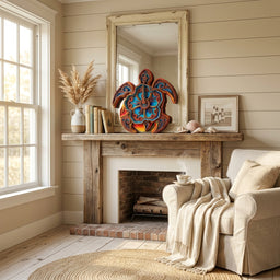 sea turtle wall art beach house