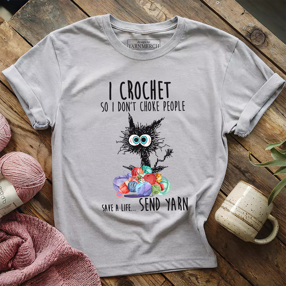 send yarn t shirt athletic heather