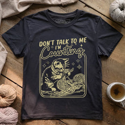 shh im counting t shirt dark grey heather