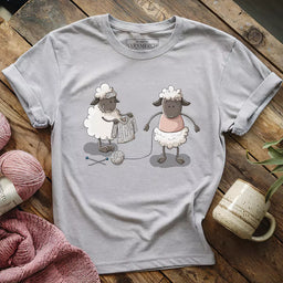 ship knitter t shirt athletic heather