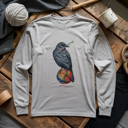 sportgrey CrochetCrowLongSleeveT shirt