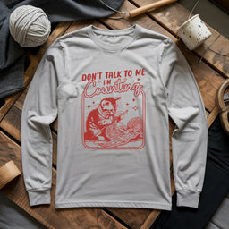 sportgrey Shh_I_mCountingLongSleeveT shirt