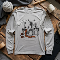 sportgrey TheGentleHippoKnitterLongSleeveT shirt