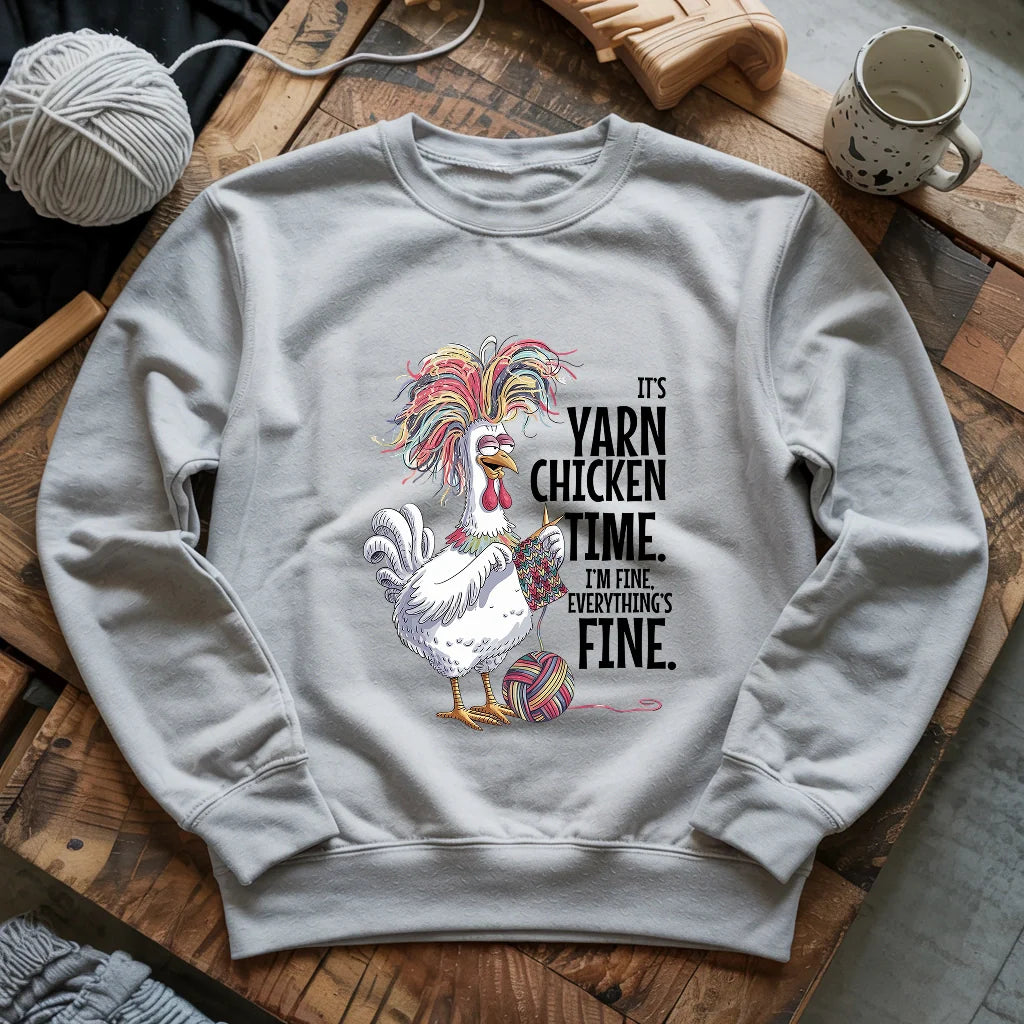 sportgrey YarnChickenTimeSweatshirt