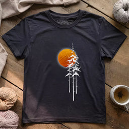 stitching twilight t shirt dark grey heather