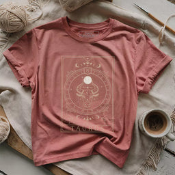 taurus yarn tarot t shirt heather mauve