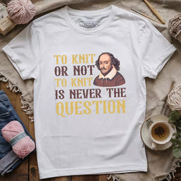to knit or not t shirt white