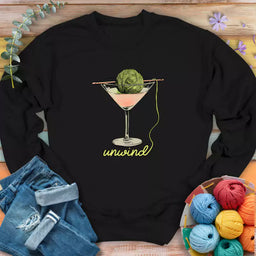 unwind sweatshirt black