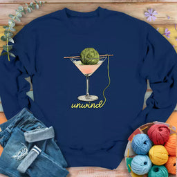 unwind sweatshirt navy