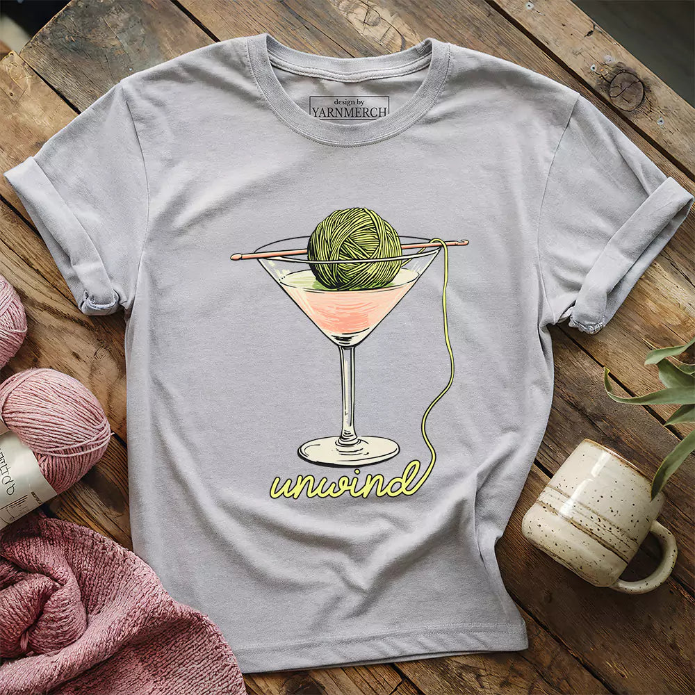 unwind t shirt athletic heather