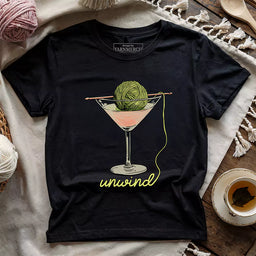 unwind t shirt black