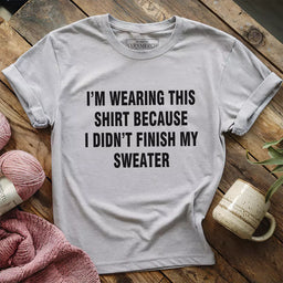 wearing this t shirt athletic heather