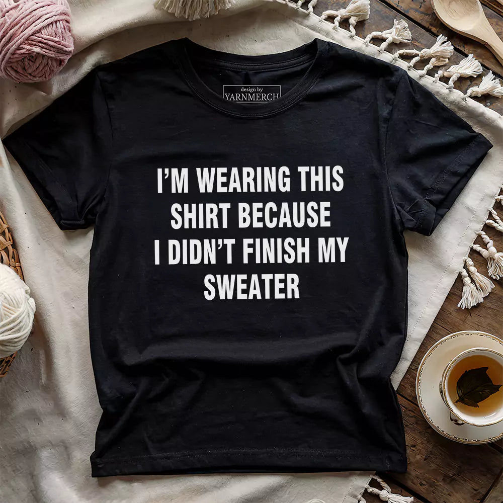 wearing this t shirt black