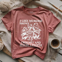 weird hobbies t shirt heather mauve