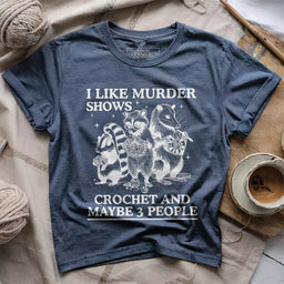 weird hobbies t shirt heather navy