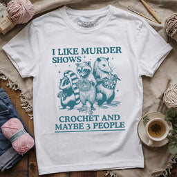 weird hobbies t shirt white