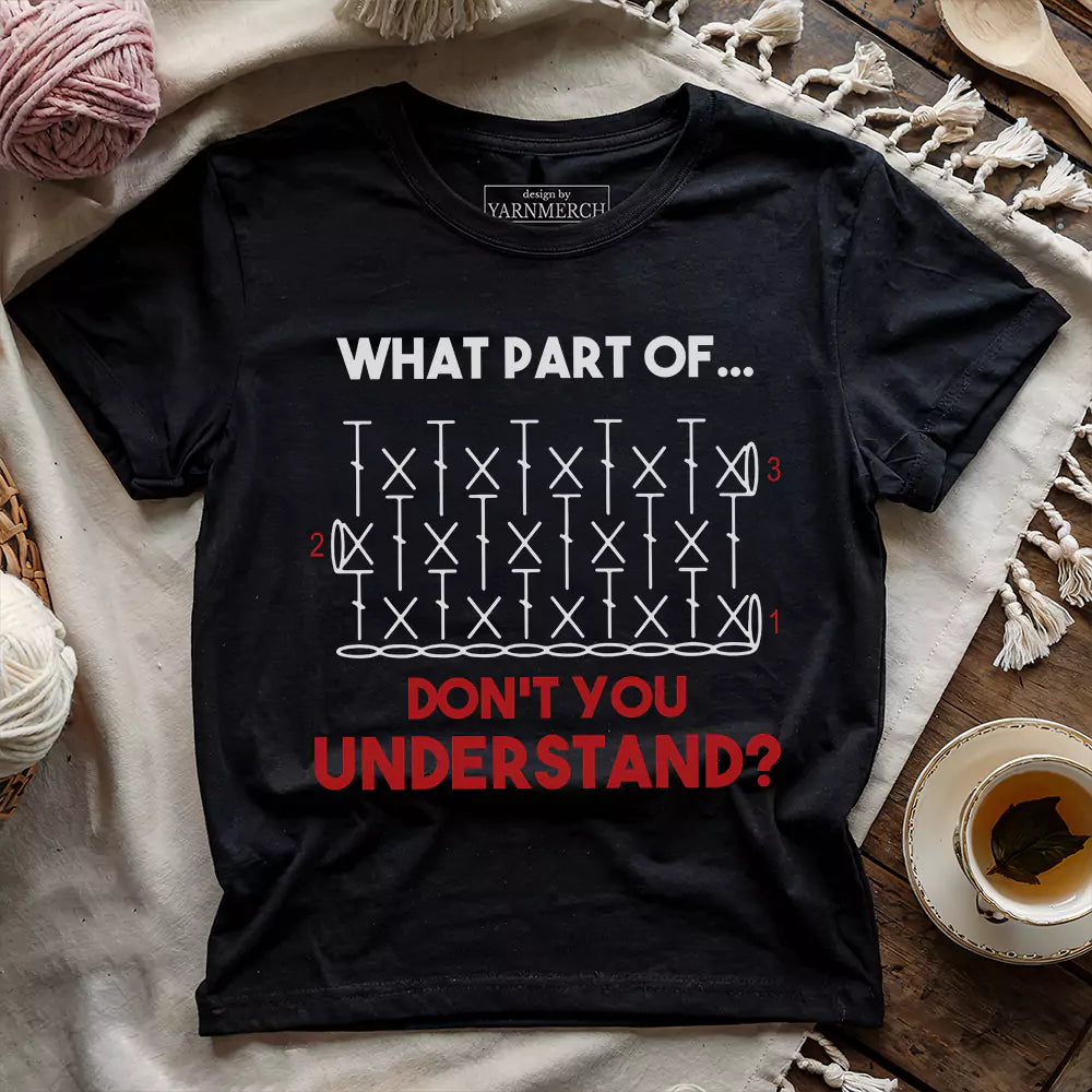what part of t shirt black