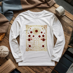 white EnergyOfYarnLongSleeveT shirt