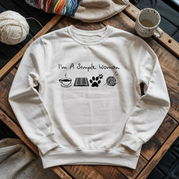 white SimpleWomanSweatshirt