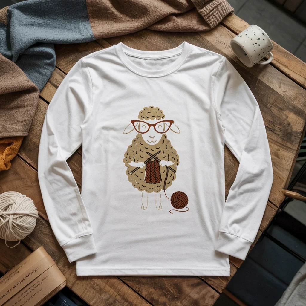white_ Knit_Happens_Long_Sleeve_T shirt