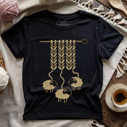 wool origins t shirt black