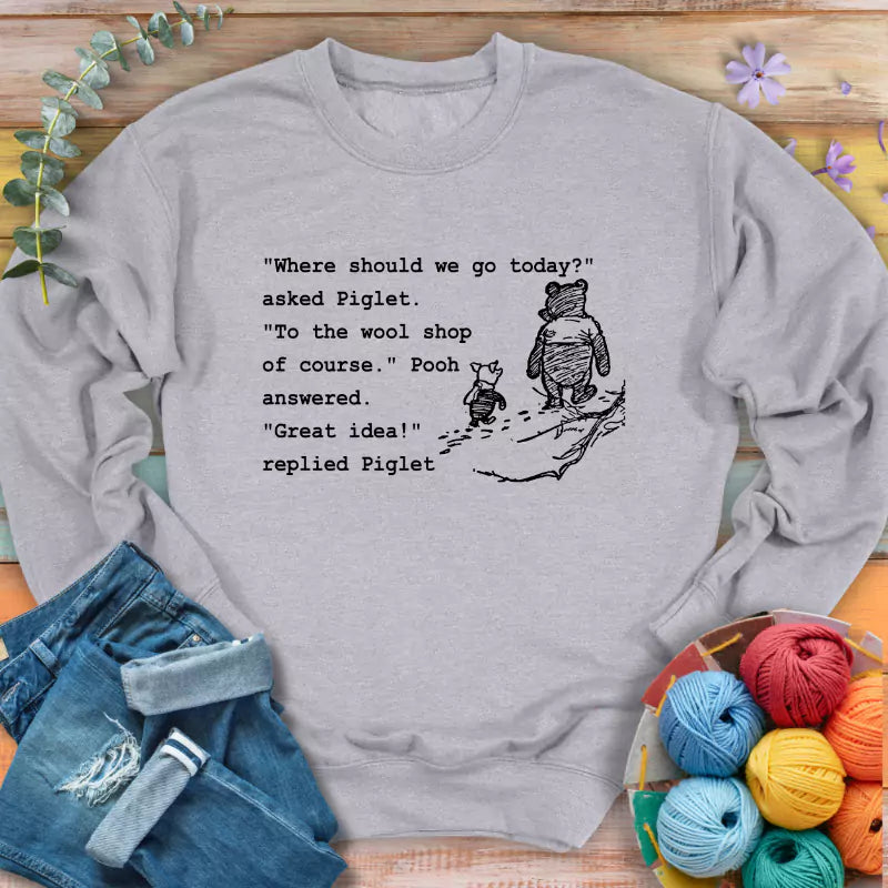 wool shop sweatshirt sports grey