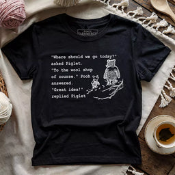 wool shop t shirt black