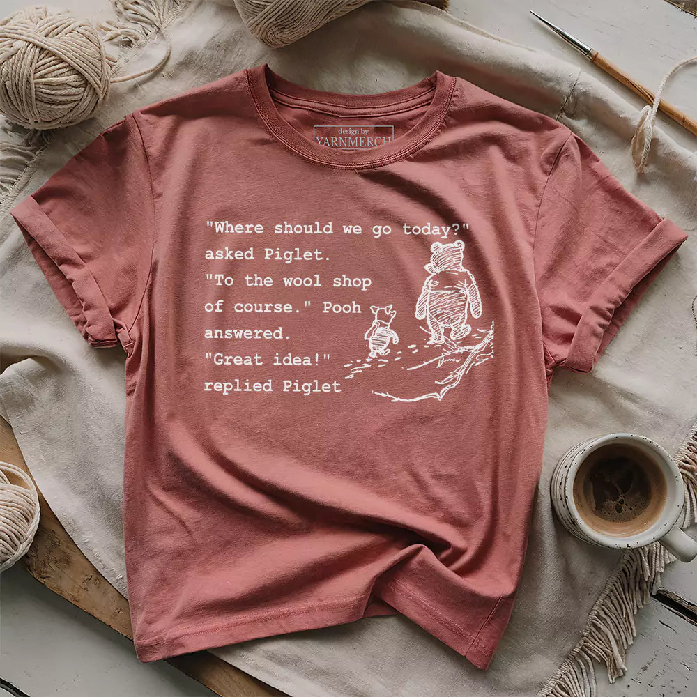 wool shop t shirt heather mauve