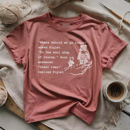wool shop t shirt heather mauve