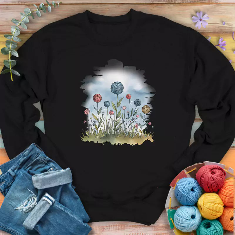 yarn field sweatshirt black