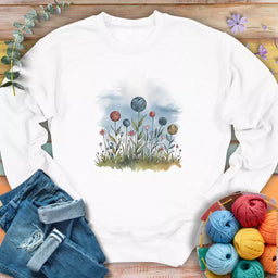 yarn field sweatshirt white