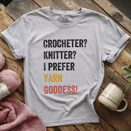 yarn goddess t shirt athletic heather