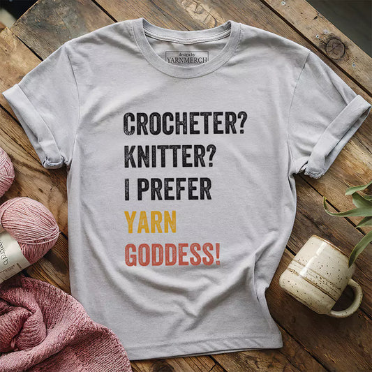 yarn goddess t shirt athletic heather