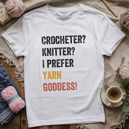 yarn goddess t shirt white