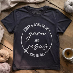 yarn jesus t shirt dark grey heather