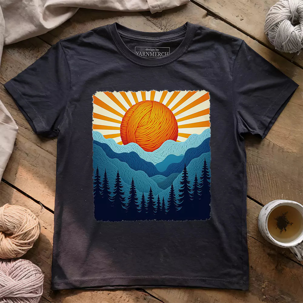 yarn sun t shirt dark grey heather