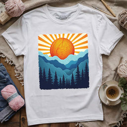 yarn sun t shirt white