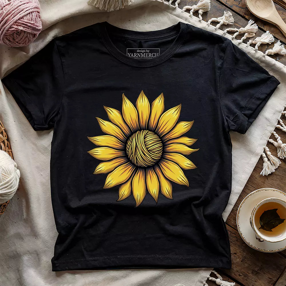 yarn sunflower t shirt black