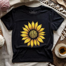 yarn sunflower t shirt black