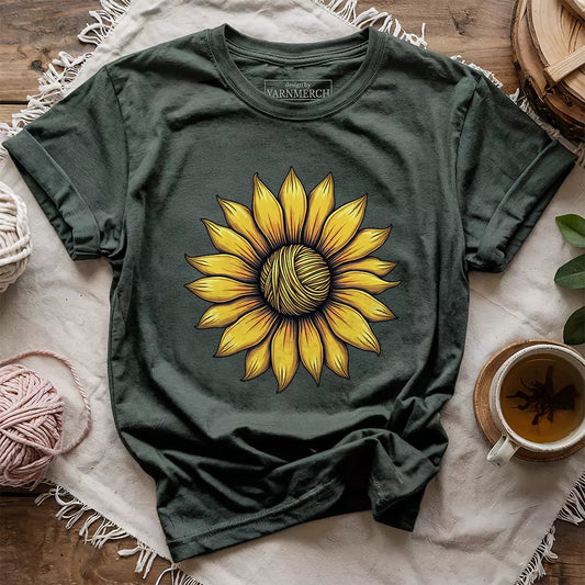 yarn sunflower t shirt forest