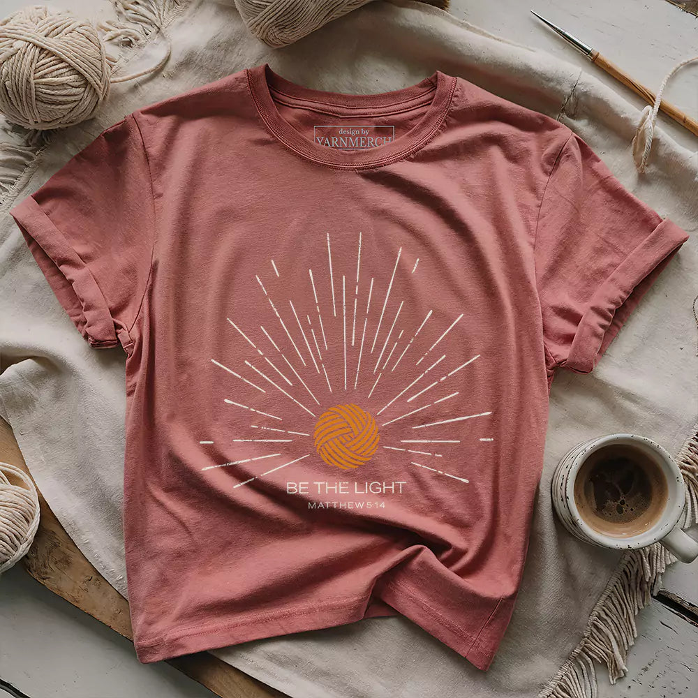 yarnshine t shirt heather mauve